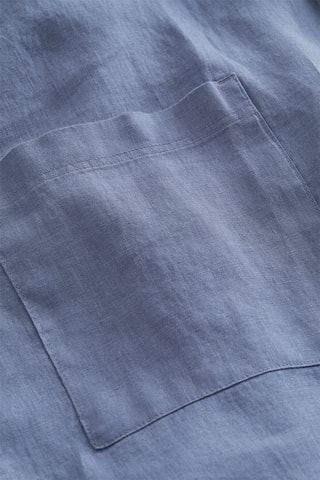 Peignoir en lin Olivia - Bleu clair