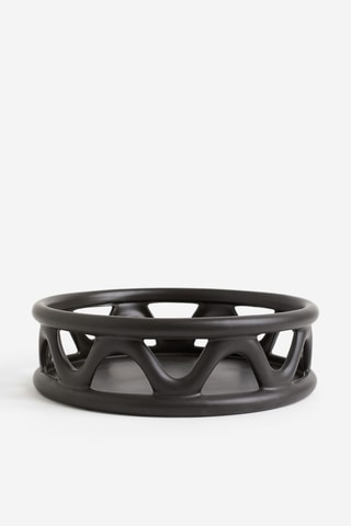 Keramische Mand Kim - 8 x 25 cm - Zwart