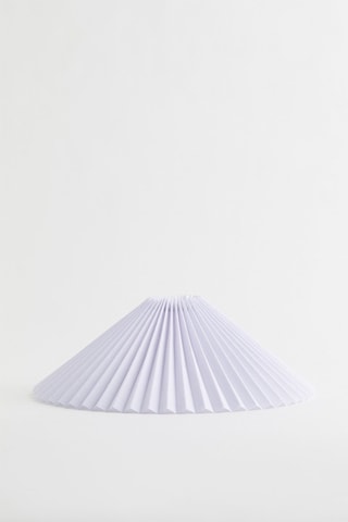 Abat-jour en lin Gravity - Blanc