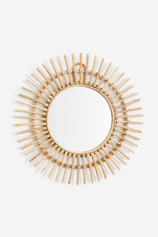 Rotan Spiegel Bamboo - 47,5 cm - Beige