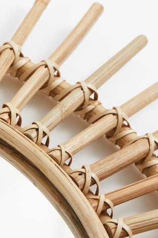 Rotan Spiegel Bamboo - 47,5 cm - Beige