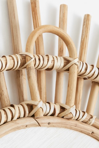 Rotan Spiegel Bamboo - 47,5 cm - Beige