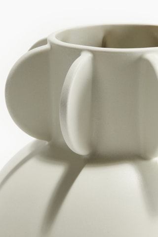 Aardewerk Vaas Earl L - 22 x 23 cm - Wit