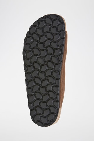 Mules en nubuck - Marron