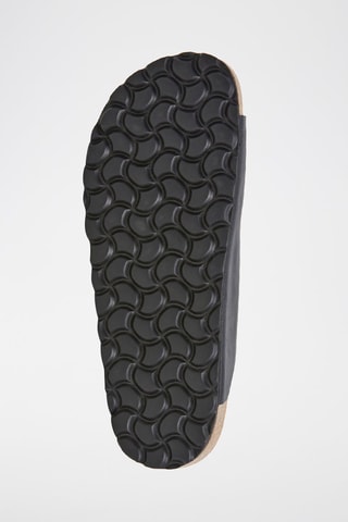Mules en cuir - Noir