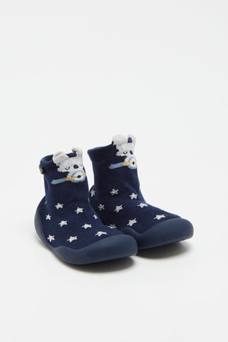 Tennis-chaussettes à oreilles Bleu marine - Okaïdi