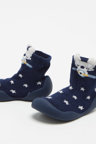 Tennis-chaussettes à oreilles Bleu marine - Okaïdi
