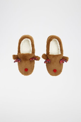 Chaussons - Marron - Obaïbi