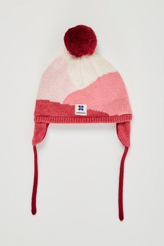 Bonnet aviateur à pompon - Rose - Catimini