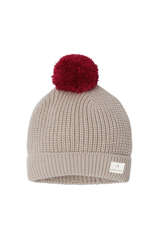 Bonnet à pompon - Beige  - Absorba