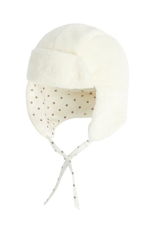 Bonnet aviateur - Blanc - Absorba
