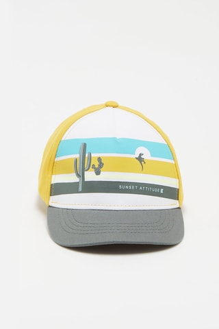 Casquette Jaune et anthracite - Okaïdi