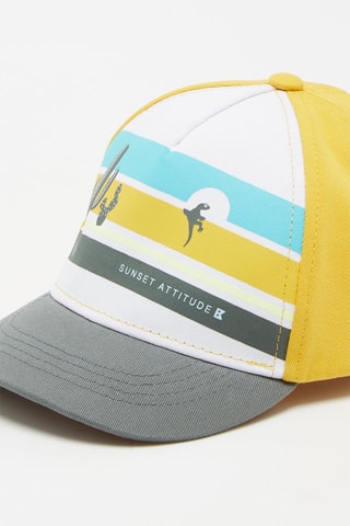 Casquette Jaune et anthracite - Okaïdi