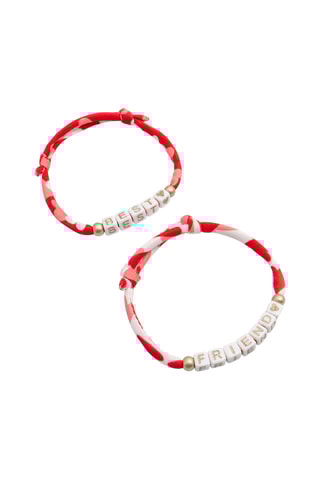 2 bracelets - Rouge - Okaïdi