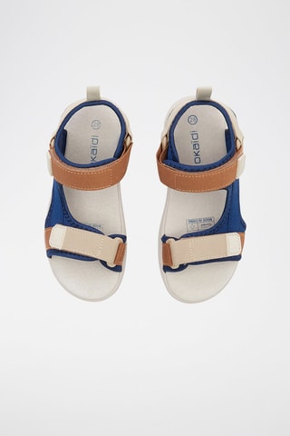 Sandales Bleu marine et camel - Okaïdi