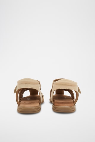Spartiates en cuir - Beige - Obaïbi
