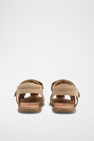 Spartiates en cuir - Beige - Okaïdi