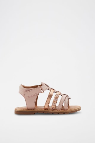 Sandales en cuir Rose - Okaïdi
