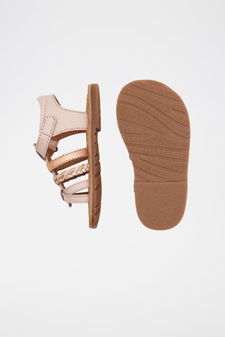 Sandales en cuir Rose - Okaïdi