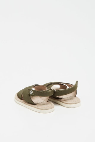 Sandales en cuir Vert foncé - Okaïdi