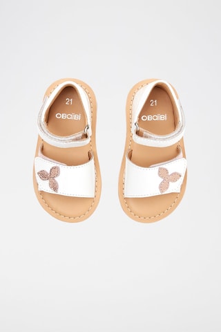 Sandales en cuir Blanc - Obaïbi