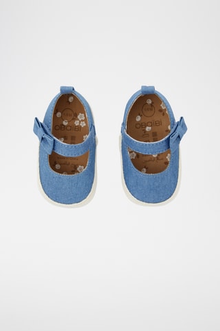 Babies en jean - Bleu marine - Obaïbi