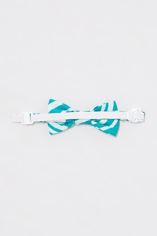Nœud papillon Turquoise et blanc - Okaïdi