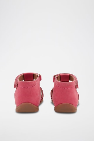 Salomés en cuir Fuchsia - Okaïdi