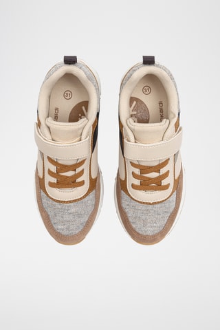 Baskets en cuir - Camel - Okaïdi