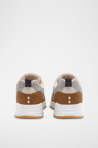 Baskets en cuir - Camel - Okaïdi