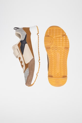 Baskets en cuir - Camel - Okaïdi