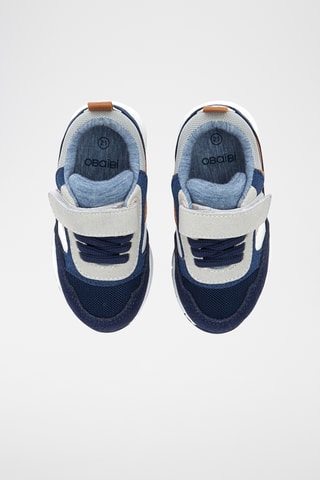 Baskets - Bleu marine et gris - Obaïbi