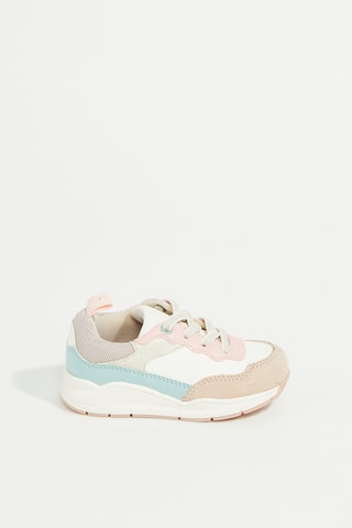 Baskets - Rose et blanc - Obaïbi