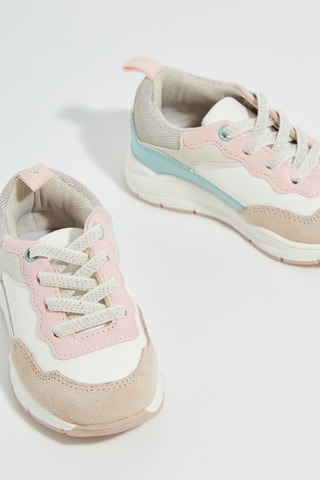 Baskets - Rose et blanc - Obaïbi