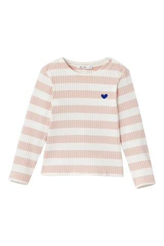Pull - Saumon clair et blanc  - Absorba
