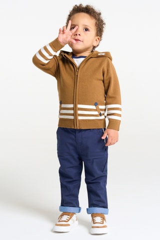 Gilet à capuche - Camel - Obaïbi