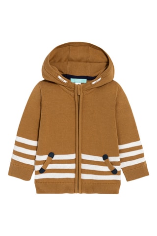 Gilet à capuche - Camel - Obaïbi