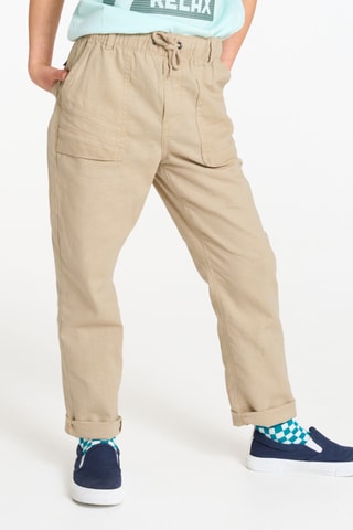 Pantalon en lin - Beige clair - Okaïdi