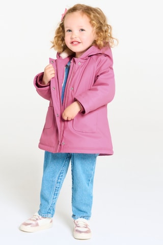 Manteau à capuche - Rose - Obaïbi