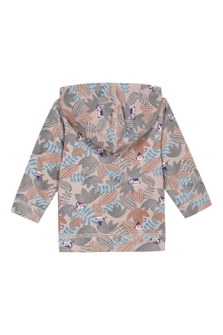 Manteau à capuche - Beige et gris - Absorba