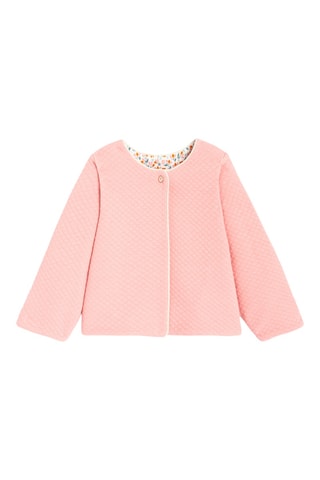 Veste réversible - Rose et blanc - Obaïbi