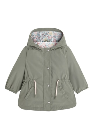 Parka 2 en 1 - Kaki et blanc - Obaïbi