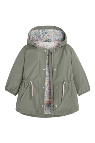 Parka 2 en 1 - Kaki et blanc - Obaïbi