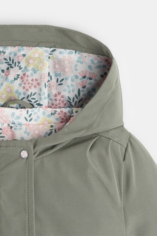 Parka 2 en 1 - Kaki et blanc - Obaïbi