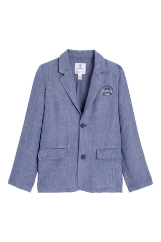 Veste - Bleu cobalt chiné - Okaïdi