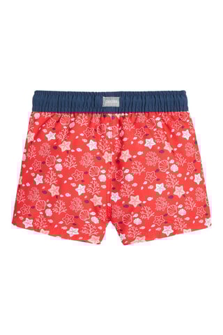 Short de bain Rouge et blanc - Obaïbi