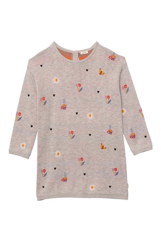 Robe pull - Gris clair chiné - Catimini