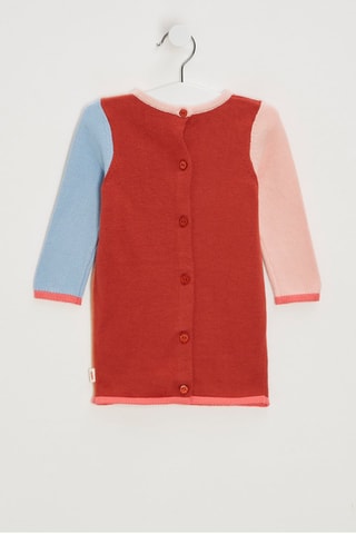 Robe pull - Rouge et orange