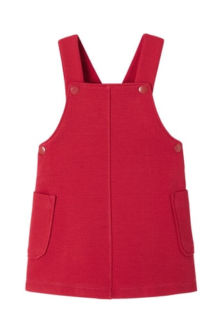 Robe-salopette - Rouge  - Absorba