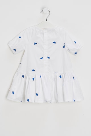 Robe - Blanc et bleu foncé - Catimini